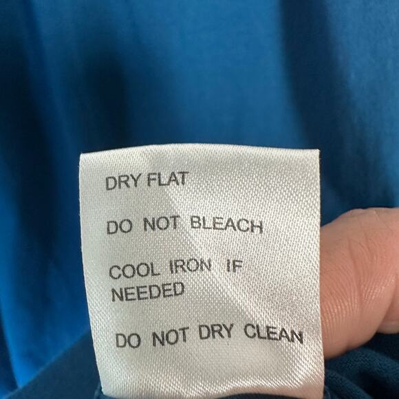 Tracy Negoshian women’s dress knit travel dress bell sleeve pocket feminine - Picture 7 of 12